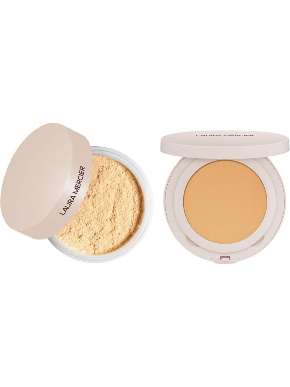 Talc-Free Ultra-Blur Loose Setting Powder & Waterproof Pressed Powder Bundle